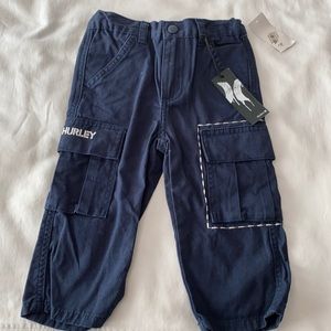Hurley Navy Little Man cargo pant